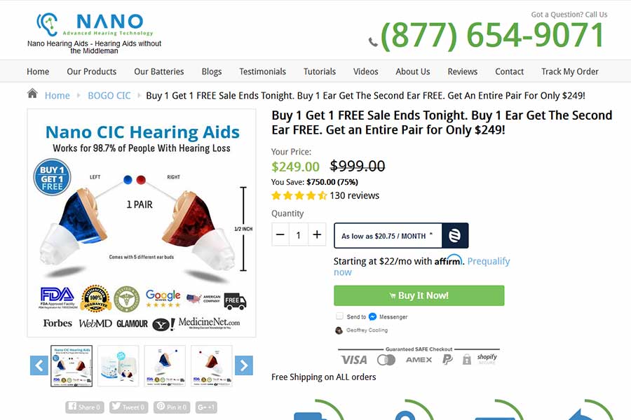 Nano Hearing Aids .Com