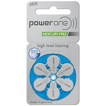 Power One MF Size 675 Hearing Aid Batteries