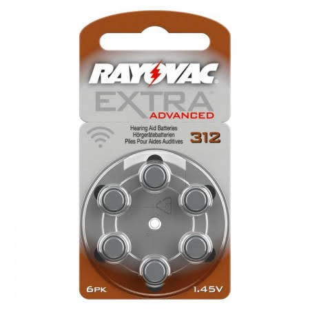 Rayovac Extra MF (Brown / Size 312) Hearing Aid Batteries