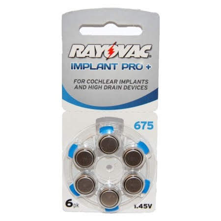 Rayovac Implant Pro + Hearing Aid Batteries