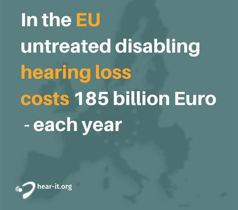 Costs of untreated hearing loss in the EU