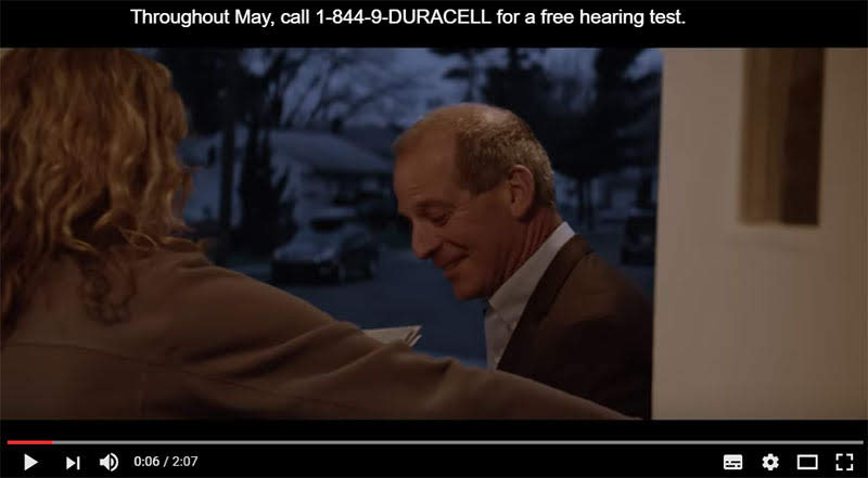 Duracell Hearing loss Video