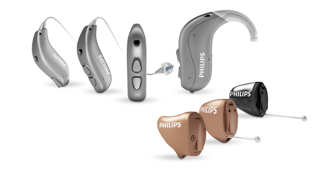 Phillips HearLink hearing aid range