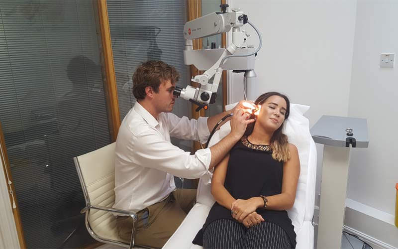 Micro-suction earwax removal London