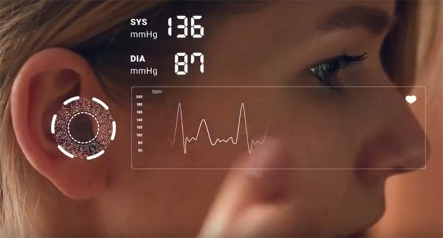 Valencell ear level blood pressure sensor