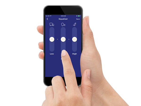 Sound tool on LifeEar app