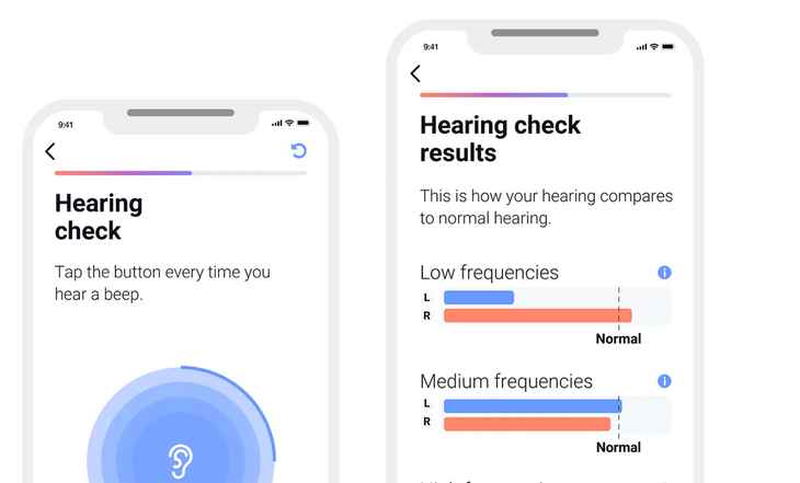 The hearing test