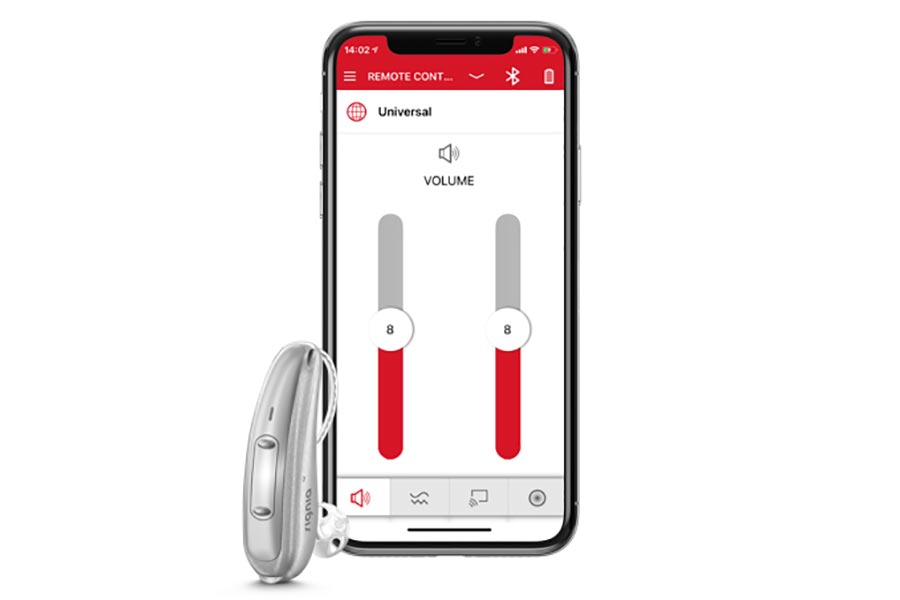 Pure Xperience hearing aid with app