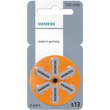Siemens Size 13 Hearing Aid Batteries