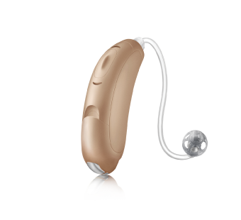 Stride M R rechargeable behind the ear hearing aid
